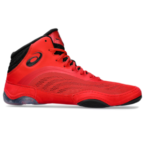 Asics Split Elite Wrestling Shoes - Red & Black Asics Split Elite Wrestling Shoes - Red & Black