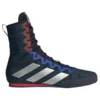 Adidas Box Hog 4 Boxing Shoes - Legend Ink, Silver, & Grey Adidas Box Hog 4 Boxing Shoes - Legend Ink, Silver, & Grey