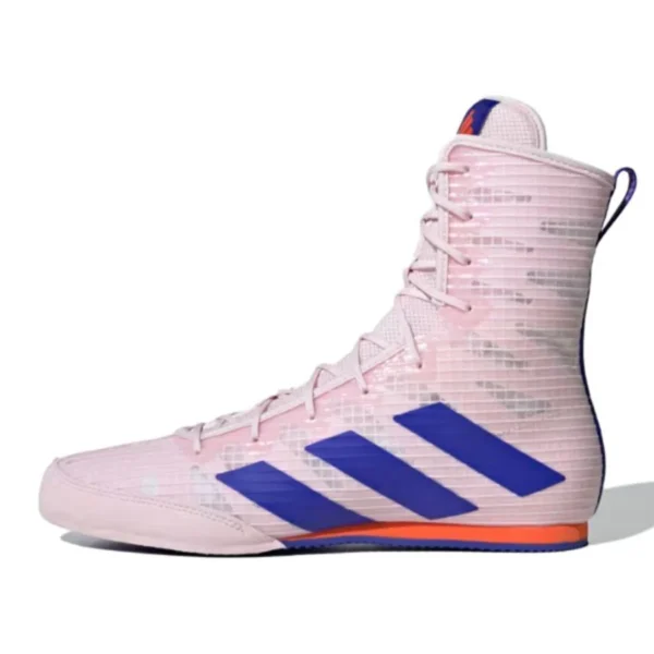 Adidas Box Hog 4 Boxing Shoes - Pink, Blue, & Orange Adidas Box Hog 4 Boxing Shoes - Pink, Blue, & Orange