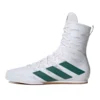 Adidas Box Hog 4 Boxing Shoes - White & Green Adidas Box Hog 4 Boxing Shoes - White & Green