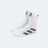 Adidas Box Hog 4 Boxing Shoes - White, Grey, & Lilac Adidas Box Hog 4 Boxing Shoes - White, Grey, & Lilac