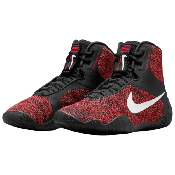 Nike Tawa Wrestling Shoes - Black & Red