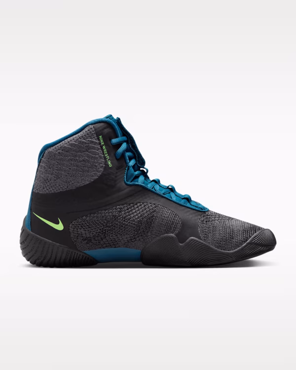 Nike Tawa Wrestling Shoes - Grey & Blue