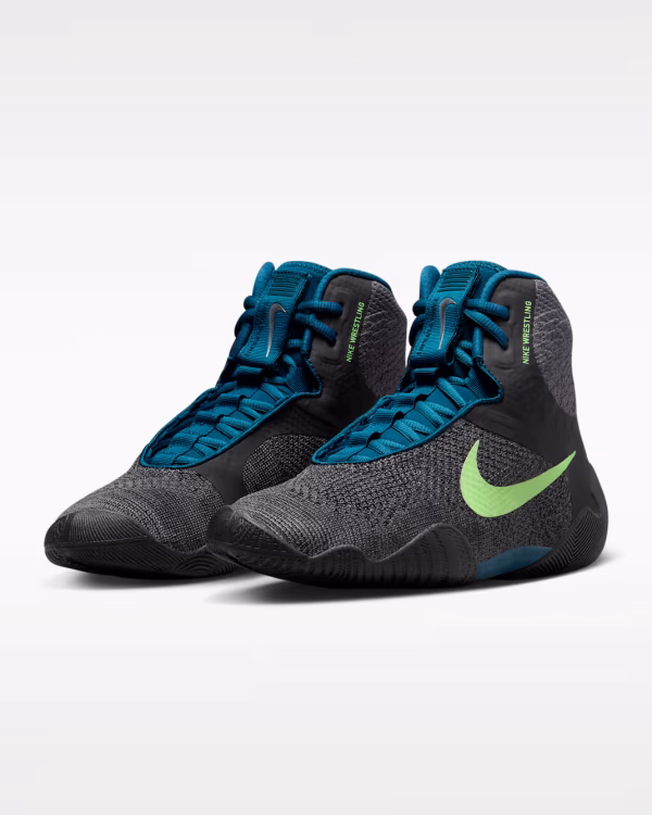Nike Tawa Wrestling Shoes - Grey & Blue