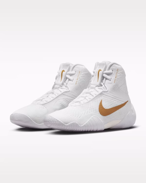 Nike Tawa Wrestling Shoes - White & Gold