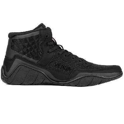 Venum Elite Wrestling Shoes - Black & Black