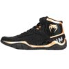 Venum Elite Wrestling Shoes - Black & Bronze