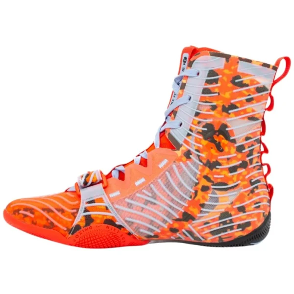 Nike HyperKO 3 SE Boxing Shoes - Bright Crimson & Aluminum Black