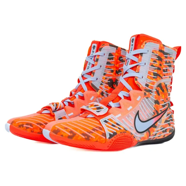 Nike HyperKO 3 SE Boxing Shoes - Bright Crimson & Aluminum Black