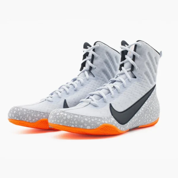 Nike Machomai 3 SE Boxing Shoes - Grey, Black, & Orange